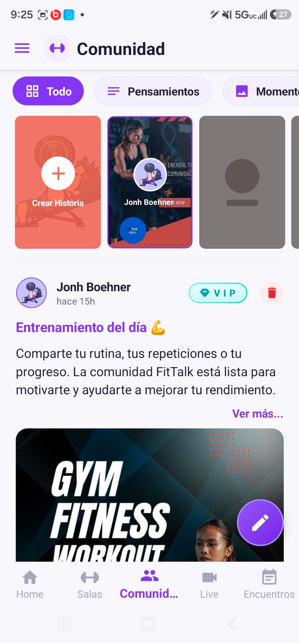 Propinas en FitTalk