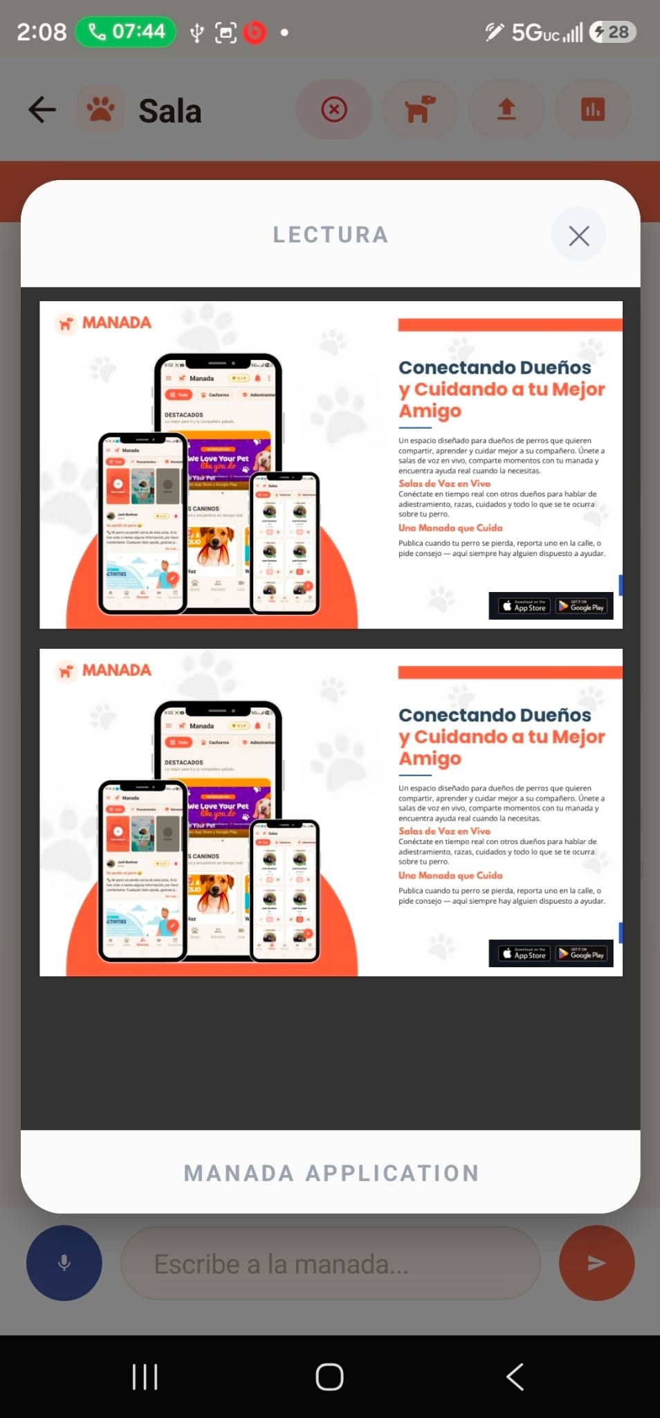 Documentos compartidos en FitTalk